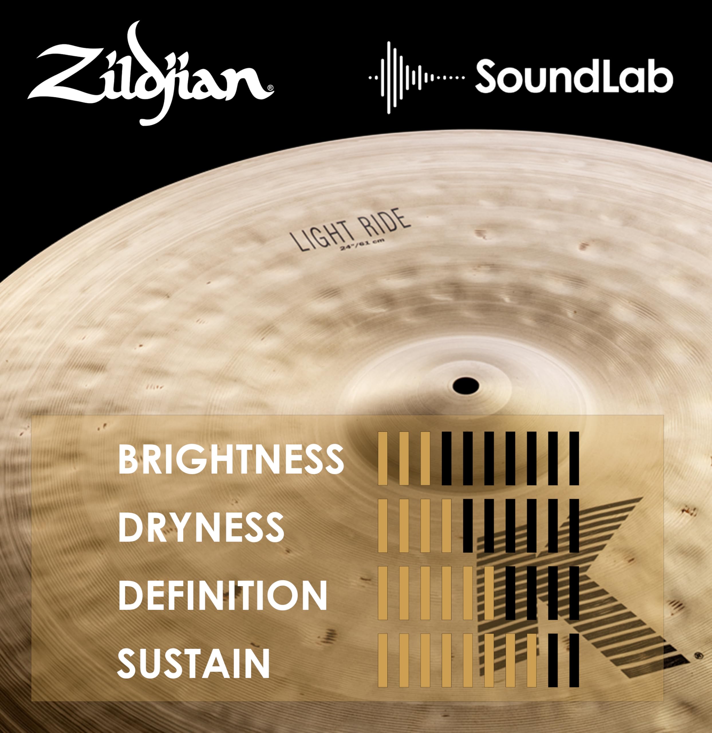 Amazon | ジルジャン ライトライドシンバル K 24インチ K0834